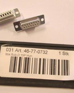 Socket Sub-D 15P Female